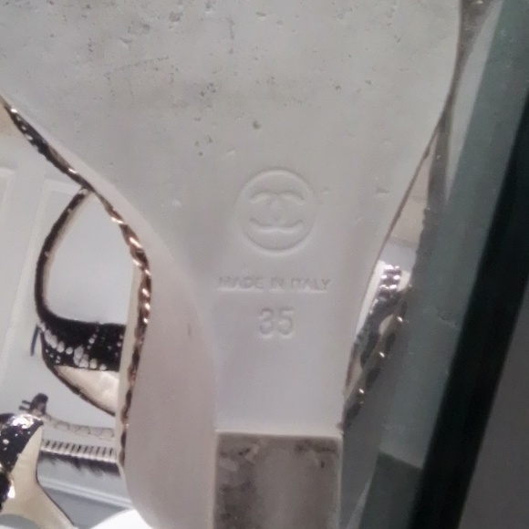 Coco Chanel 2014 interlocking Coco Chanel logo espadrilles black - Picture 3 of 5